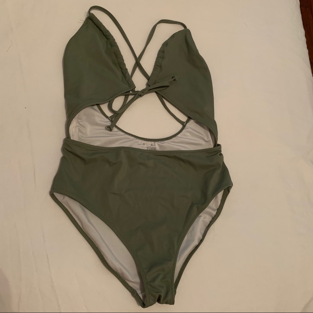 PINK one piece bathing suit